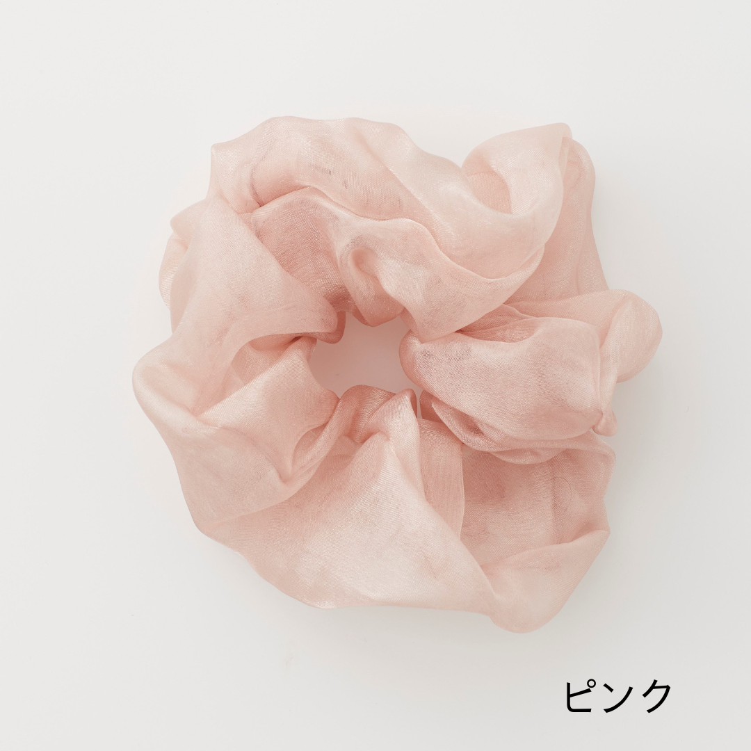 オーガンジーシュシュ
