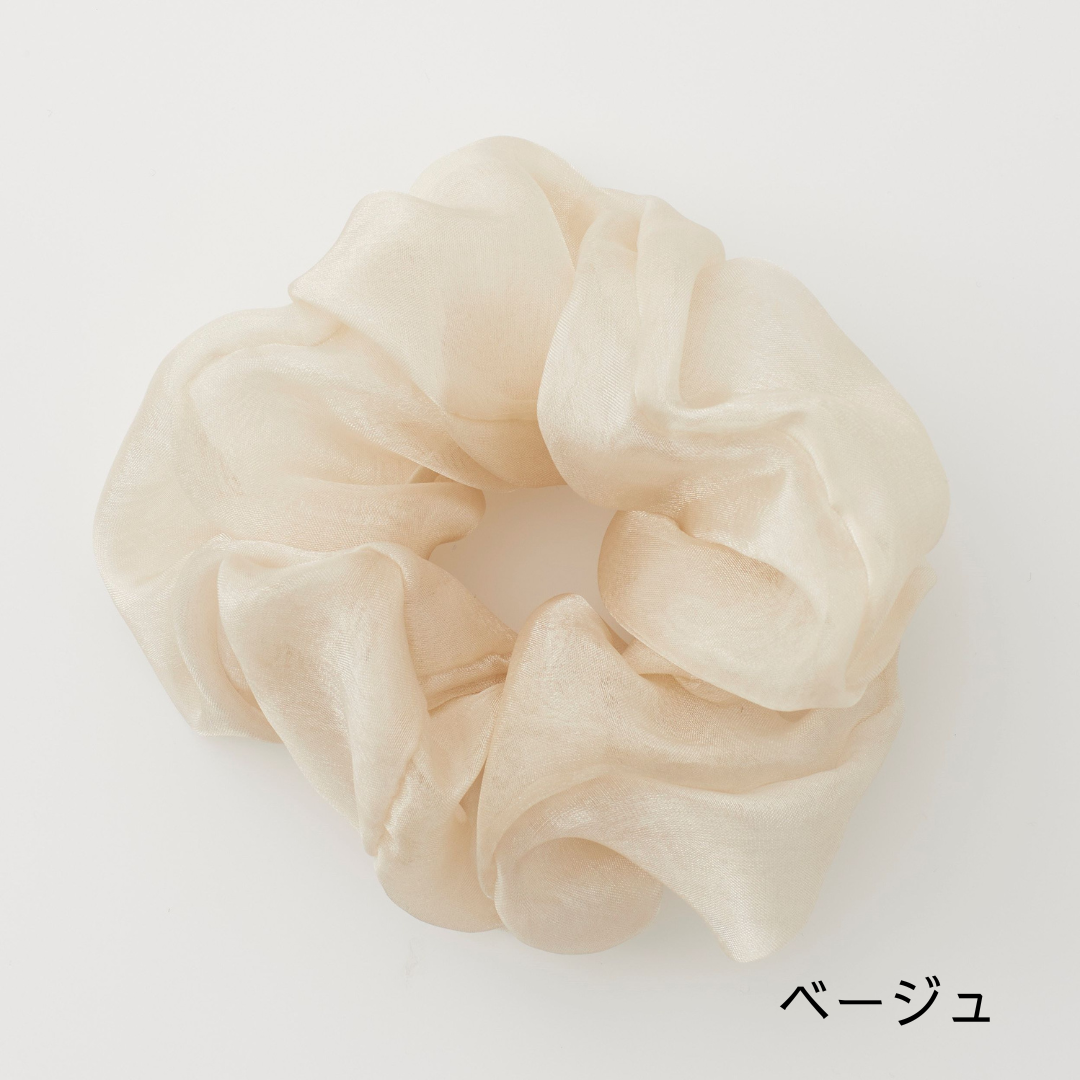 オーガンジーシュシュ