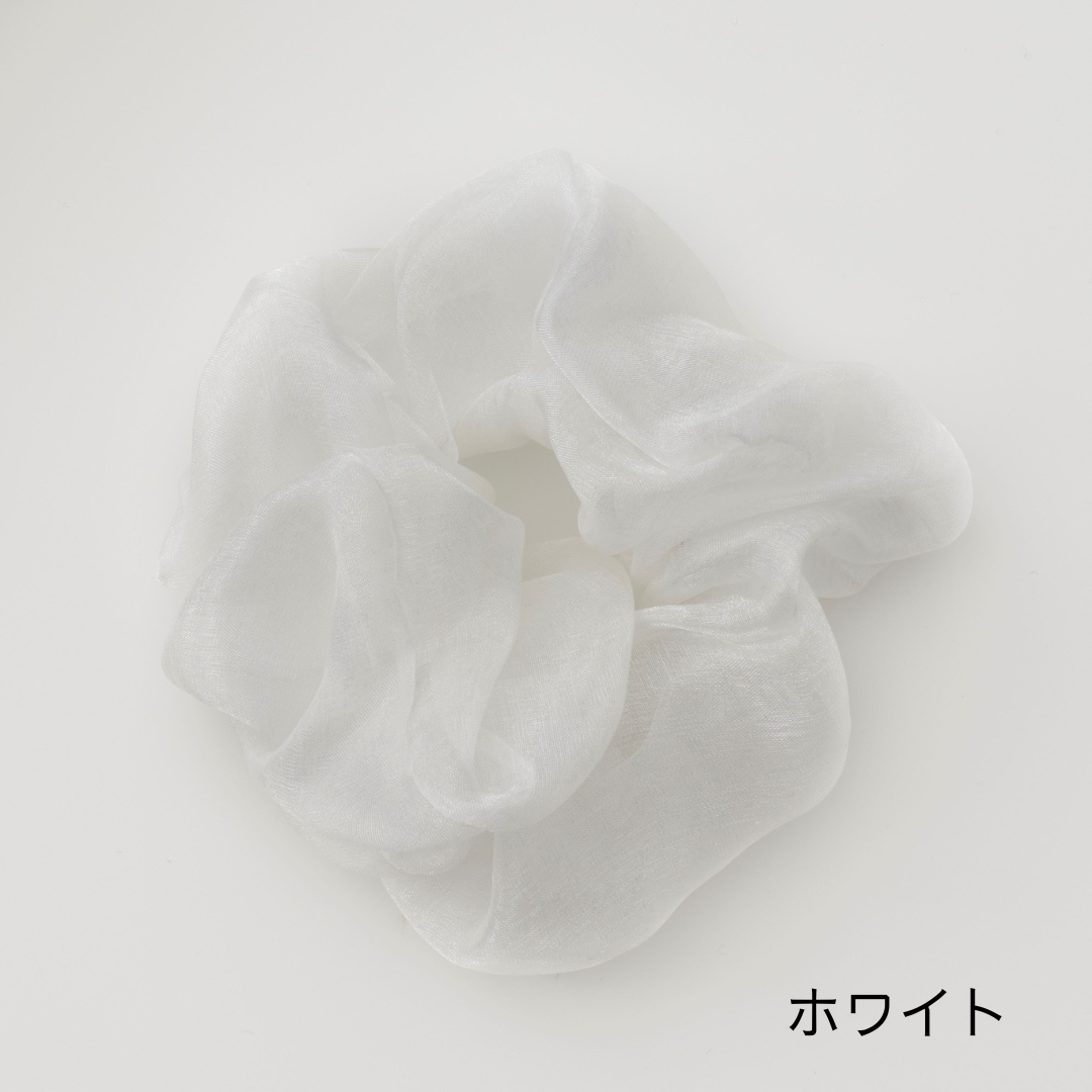オーガンジーシュシュ